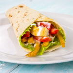 Chicken wrap con piadina arrotolata
