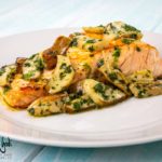 Filetto di salmone ai funghi porcini