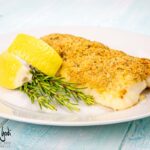 Merluzzo gratinato al limone e rosmarino