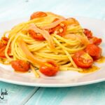 Spaghetti al salmone affumicato e pomodorini