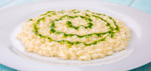 Risotto al merluzzo e prezzemolo