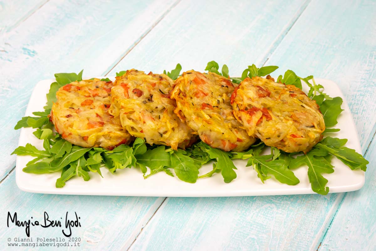 Rosti di patate e salmone