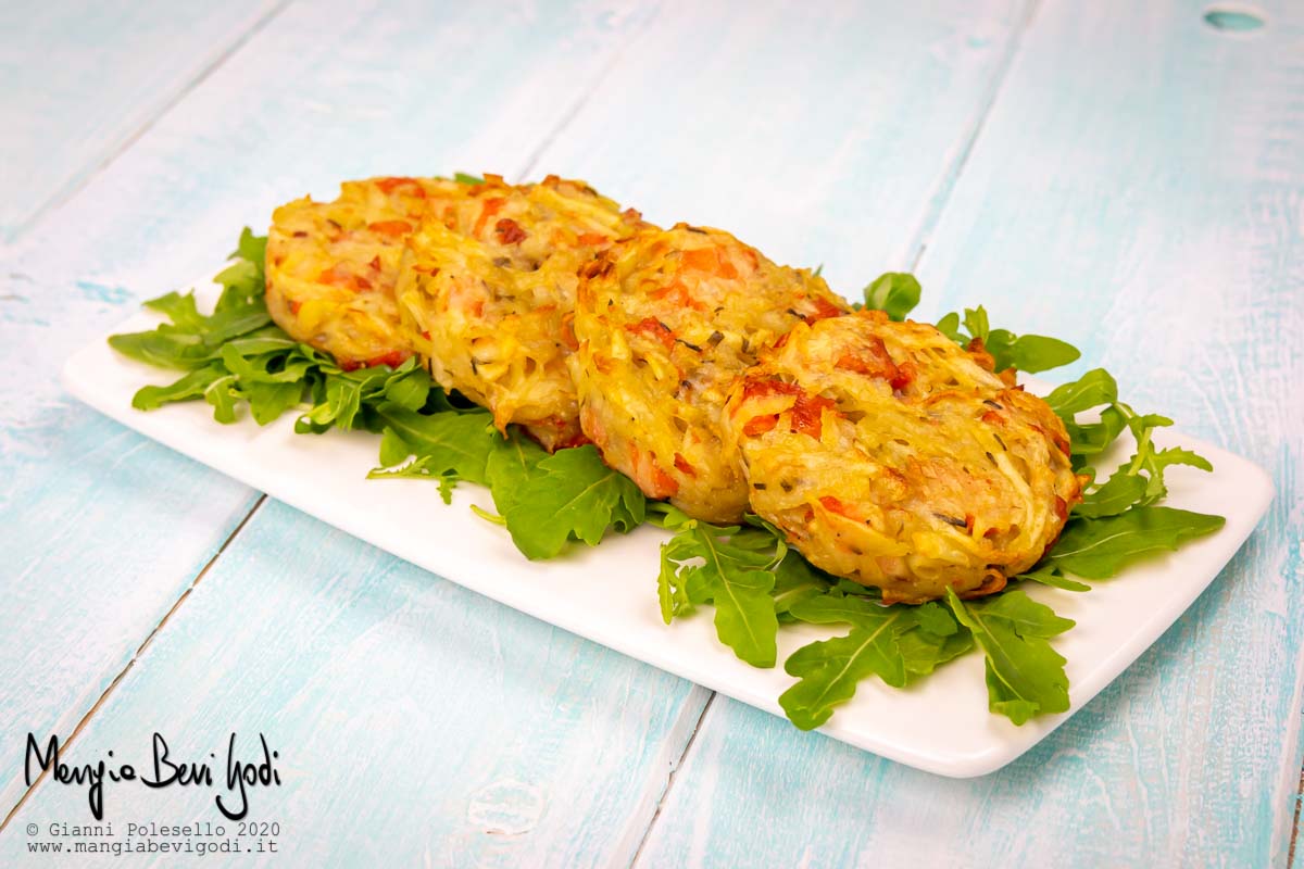 Rosti di patate e salmone