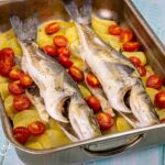 Spigola al forno con patate
