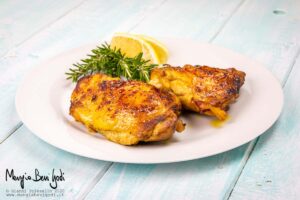 Pollo alla senape, limone e rosmarino
