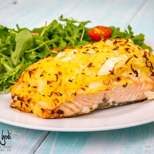 Salmone In Crosta Di Patate