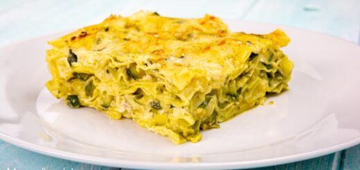 Lasagne al pesto e zucchine