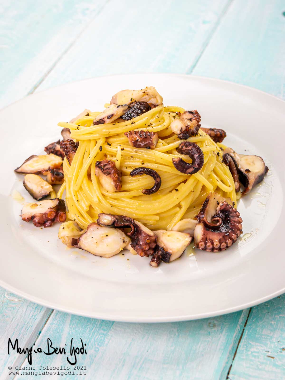 Carbonara di polpo