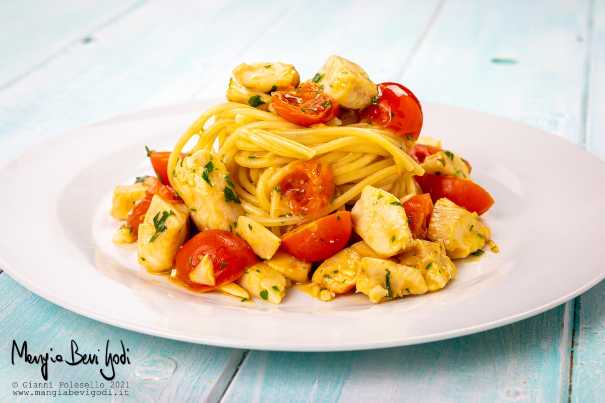 Pasta con pesce San Pietro