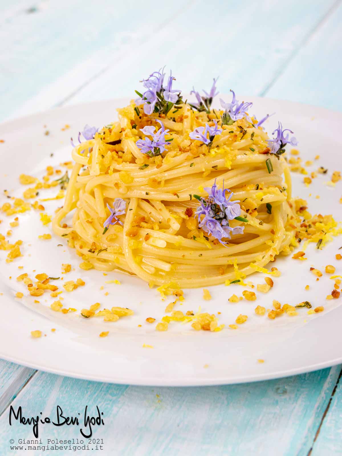 Pasta al limone e rosmarino