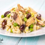 insalata di riso con sgombro e piselliinsalata di riso con sgombro e piselli