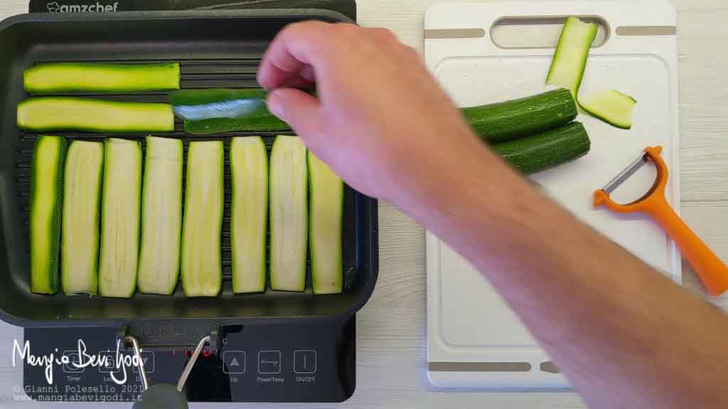 grigliare le zucchine