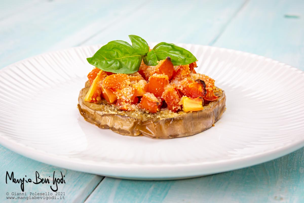 melanzane al forno con pomodori