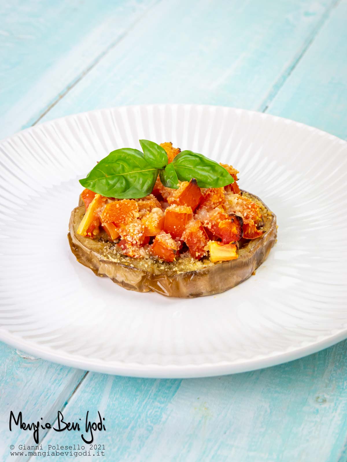 melanzane al forno con pomodori