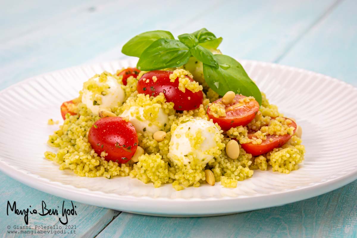 cous cous al pesto