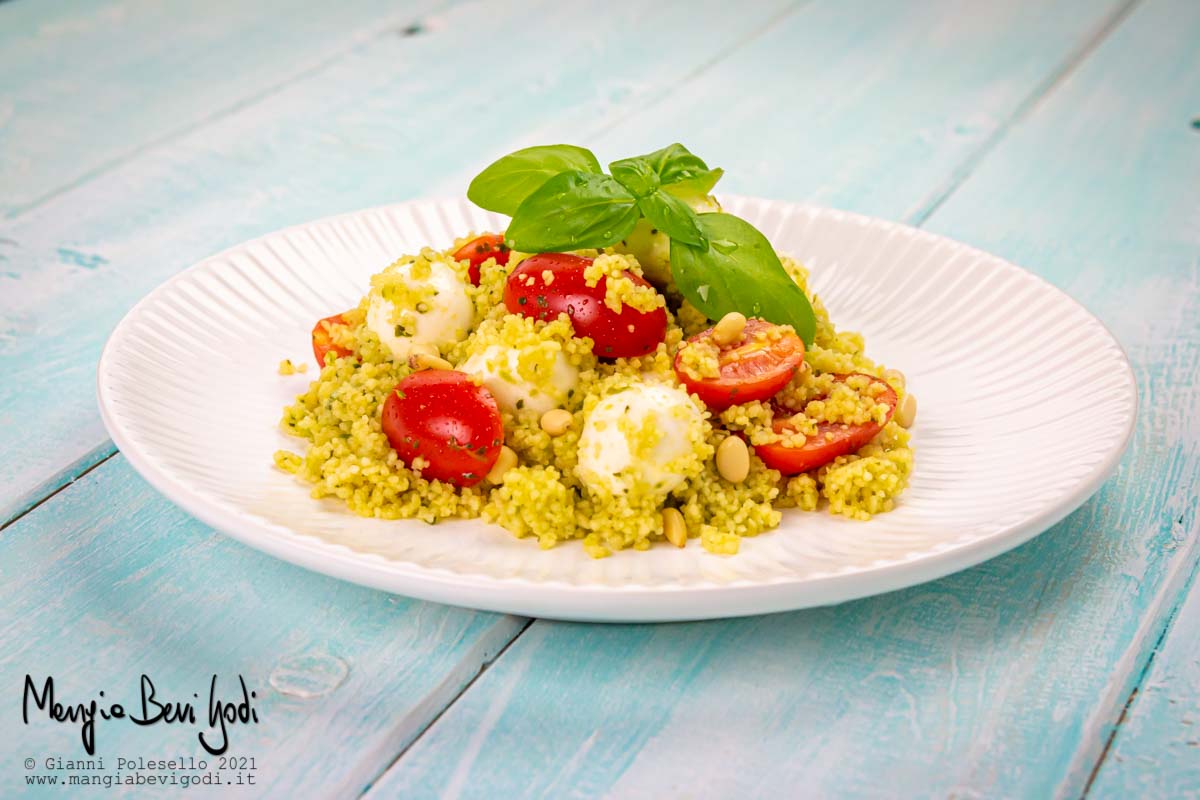 cous cous al pesto