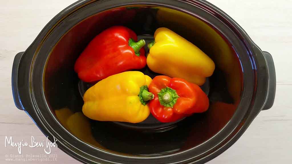 cottura peperoni in slow cooker