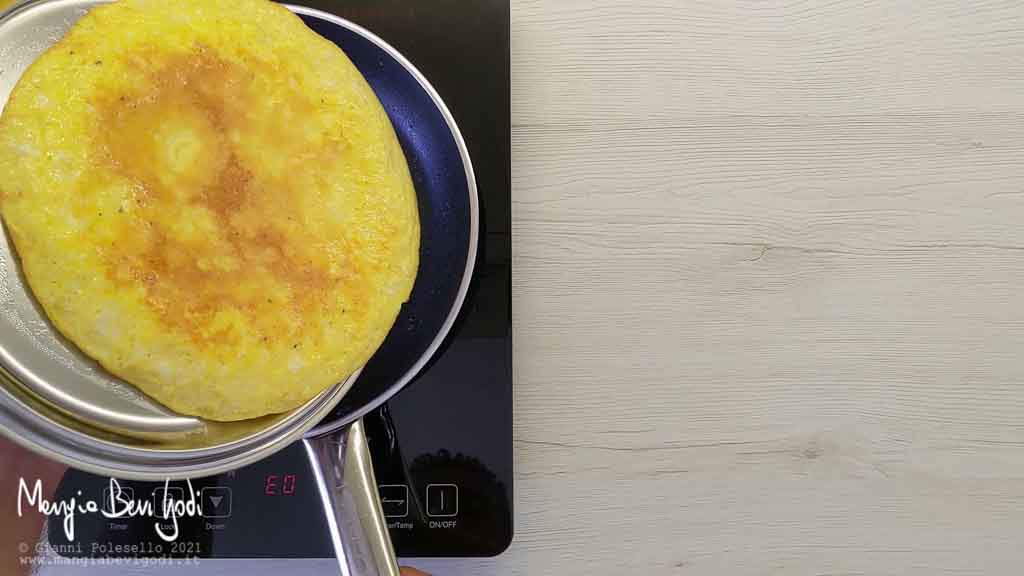 come girare frittata