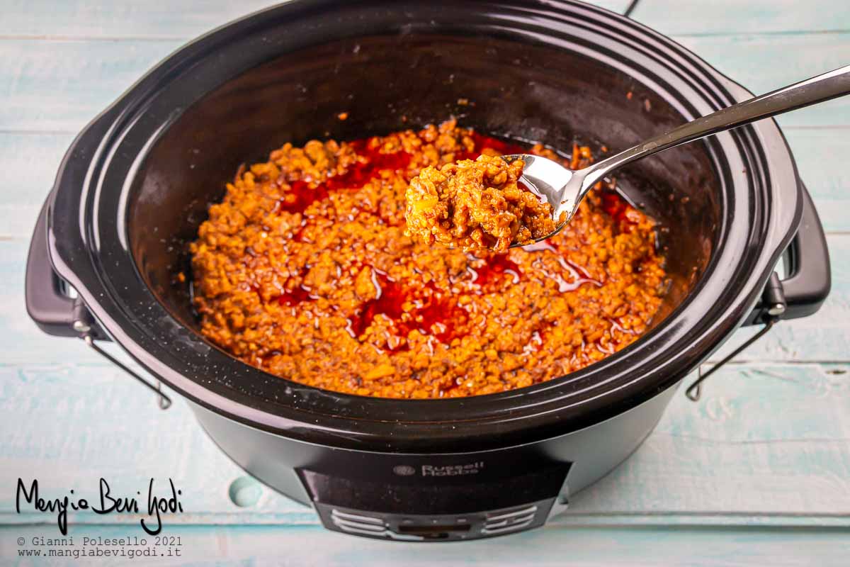 Ragù nella slow cooker