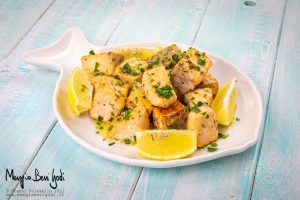 bocconcini di salmone al limone