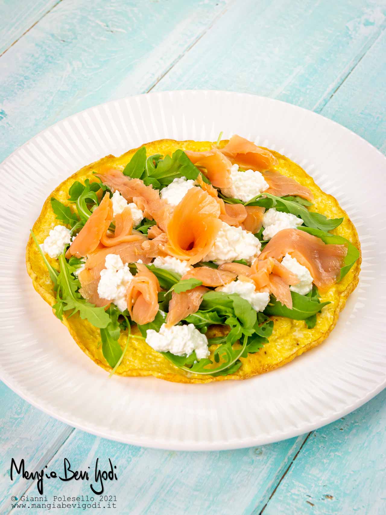 Frittata con salmone