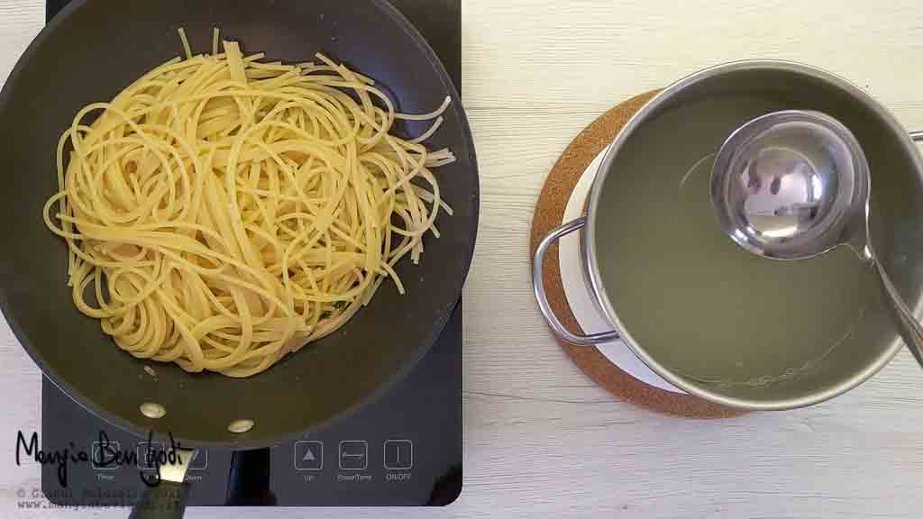 risottare gli spaghetti