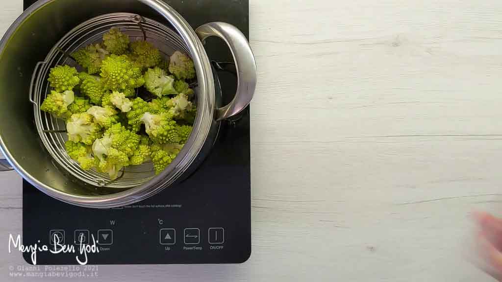 cottura broccolo a vapore