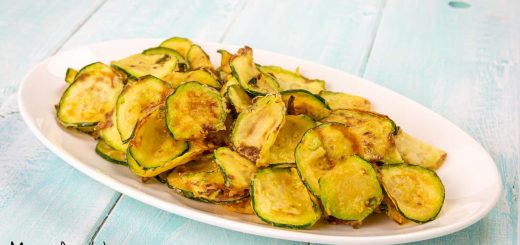 chips di zucchine fritte