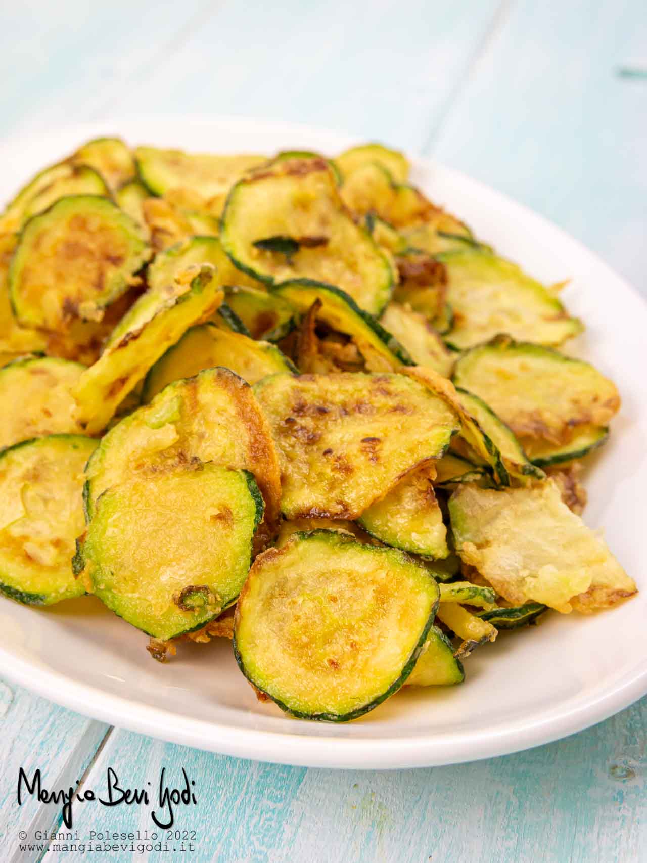 zucchine fritte a rondelle