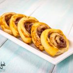 girelle di pasta sfoglia al radicchio
