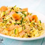 cous cous salmone zucchine