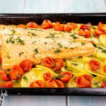 salmone con patate