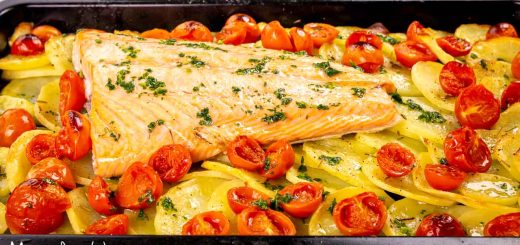 salmone con patate