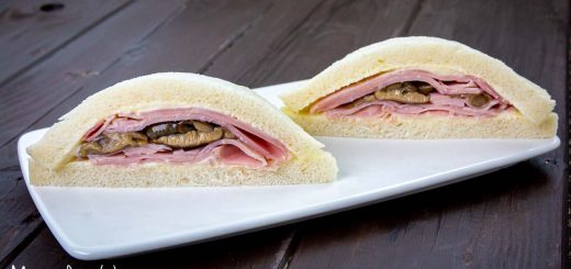 tramezzini prosciutto e funghi