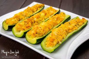 zucchine ripiene di salmone