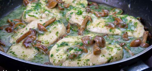 scaloppine di pollo ai funghi