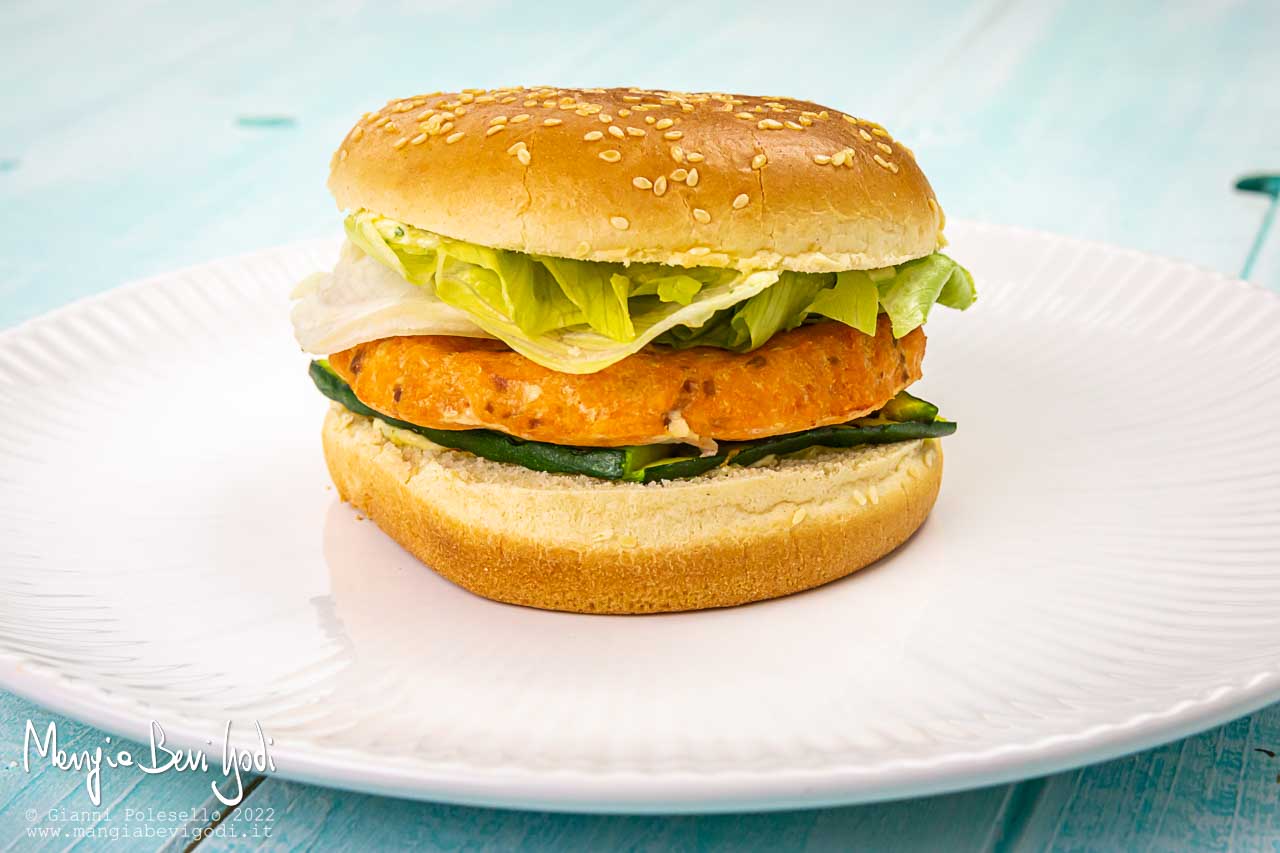 burger di salmone