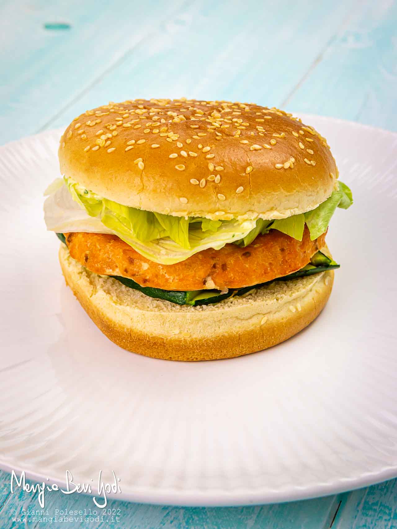 burger di salmone