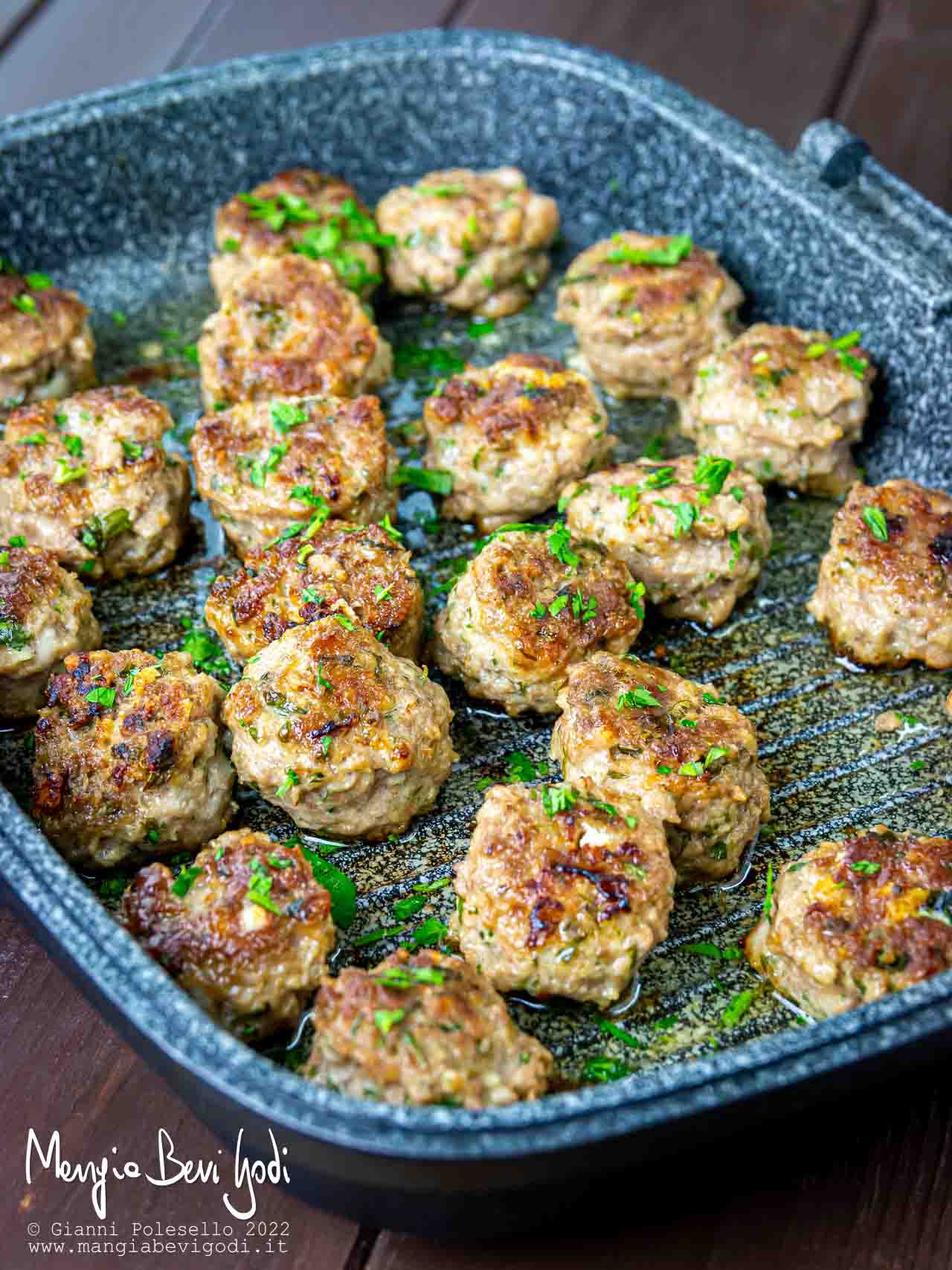 Polpette di carne nel fornetto doppio