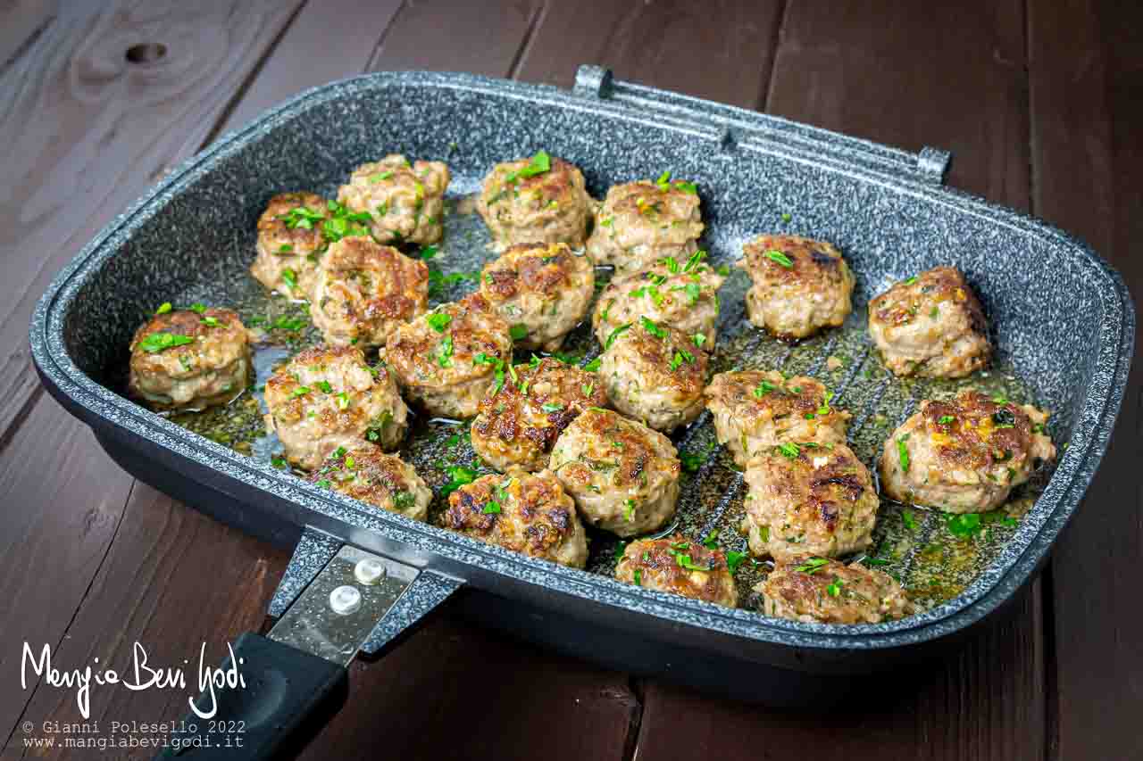 Polpette di carne nel fornetto doppio