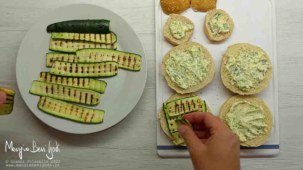 Preparazione fishburger