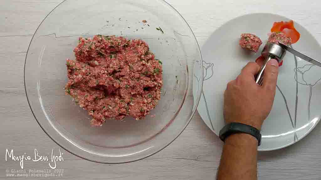 preparazione polpette