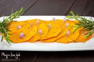 sfoglie di zucca nella friggitrice ad aria