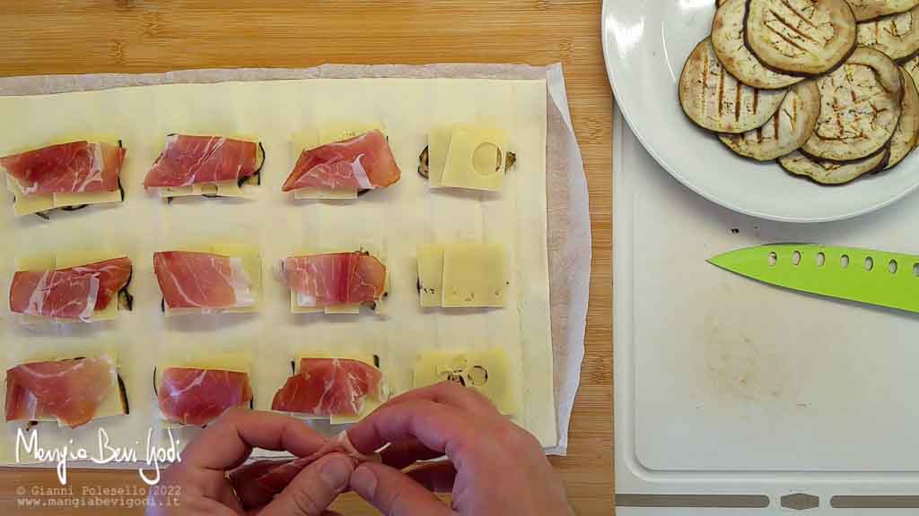 pasta sfoglia con speck