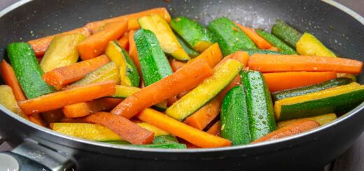 carote e zucchine in padella