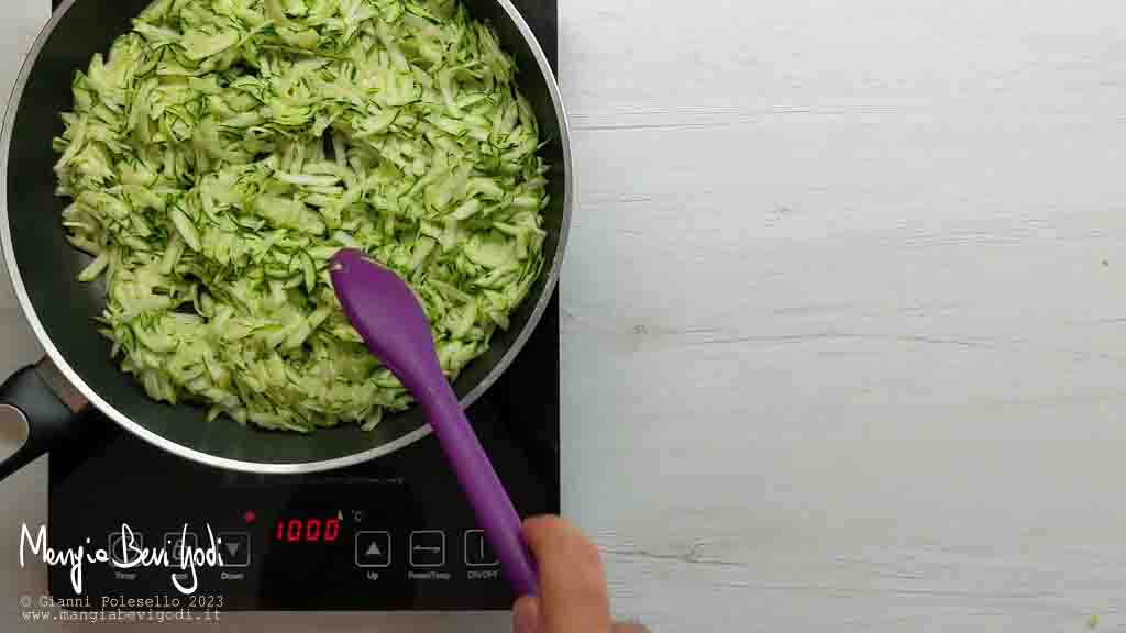 cottura zucchine per frittata