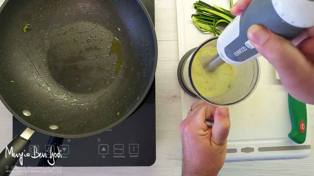 frullare le zucchine