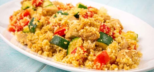 cous cous con pollo e verdure