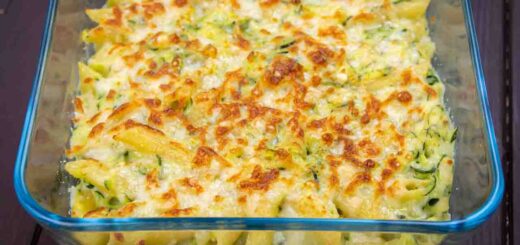 pasta al forno con zucchine in friggitrice ad aria