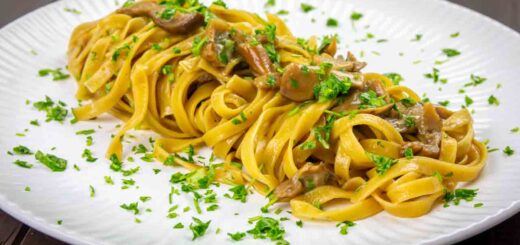 pasta con funghi secchi